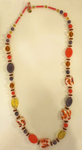 Carica l'immagine nel visualizzatore di Gallery, Collana LUNGA MurrinaMurano Venezia CORAL BAY ARANCIO