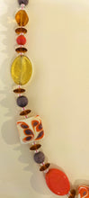 Carica l'immagine nel visualizzatore di Gallery, Collana LUNGA MurrinaMurano Venezia CORAL BAY ARANCIO