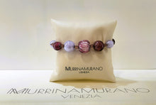 Carica l'immagine nel visualizzatore di Gallery, Bracciale MurrinaMurano Venezia GEA AMETISTA