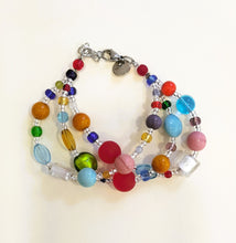 Carica l'immagine nel visualizzatore di Gallery, Bracciale tre fili GRIMANI MurrinaMurano Venezia