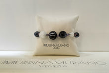 Carica l'immagine nel visualizzatore di Gallery, Bracciale MurrinaMurano Venezia GEA NERO