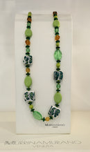 Carica l'immagine nel visualizzatore di Gallery, Collana LUNGA MurrinaMurano Venezia CORAL BAY VERDE