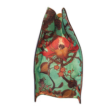 Carica l'immagine nel visualizzatore di Gallery, BORSA A MANO E SOTTOBRACCIO IN TESSUTO CON INSERTI IN PELLE "ZOE"