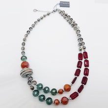 Carica l'immagine nel visualizzatore di Gallery, COLLANA MEGAN GIROCOLLO TOP ROSSO - Neklace - Collier