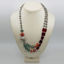 Carica l'immagine nel visualizzatore di Gallery, COLLANA MEGAN GIROCOLLO TOP ROSSO - Neklace - Collier