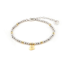 Carica l'immagine nel visualizzatore di Gallery, Bracciale Glamour, Cuore Gold Sparkling