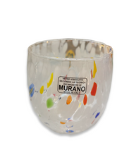 Carica l'immagine nel visualizzatore di Gallery, Serie di 6 bicchieri in vetro di murano - Set of 6 glasses made by hand in Murano Glass