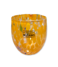 Carica l'immagine nel visualizzatore di Gallery, Serie di 6 bicchieri in vetro di murano - Set of 6 glasses made by hand in Murano Glass
