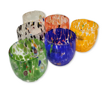 Carica l'immagine nel visualizzatore di Gallery, Serie di 6 bicchieri in vetro di murano - Set of 6 glasses made by hand in Murano Glass