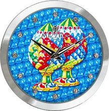 Carica l'immagine nel visualizzatore di Gallery, MIZZICA Time - Orologio con simbolo tipico siciliano La Pigna quadrante stampato – MB110 - Clock with typical Sicilian symbol The Pinecone