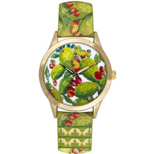Carica l'immagine nel visualizzatore di Gallery, MIZZICA Time - Orologio con simbolo tipico siciliano Il Fico D’India quadrante stampato – MB102 - Clock with typical Sicilian symbol the prickly pear