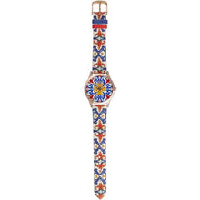 Carica l'immagine nel visualizzatore di Gallery, MIZZICA Time - Orologio con simbolo tipico siciliano Il Puntale quadrante stampato – MB108 - Clock with typical Sicilian symbol The Ferrule