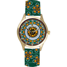Carica l'immagine nel visualizzatore di Gallery, MIZZICA Time - Orologio con simbolo tipico siciliano Deruta quadrante stampato – MB118 - Clock with typical Sicilian symbol