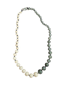 Collana LUNGA MurrinaMurano Venezia AQUA AVORIO