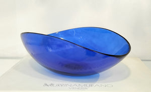 Centrotavola ARCO PIEGATO BLU/ IRIS