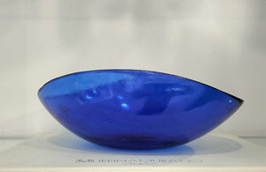 Centrotavola ARCO PIEGATO BLU/ IRIS