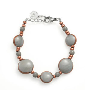 BRACCIALE Antica Murrina Venezia TOP MADEMOISELLE GRIGIO