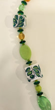 Carica l&#39;immagine nel visualizzatore di Gallery, Collana LUNGA MurrinaMurano Venezia CORAL BAY VERDE
