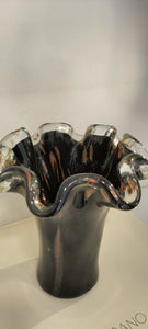 Vaso OSTRICA NERO - AVVENTURINA