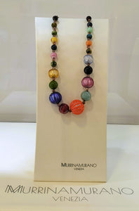 Collana GIROCOLLO MurrinaMurano Venezia GEA MULTICOLORE
