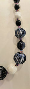 Collana GIROCOLLO MurrinaMurano Venezia GEA NERO