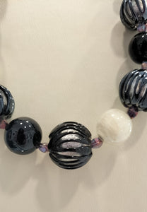 Collana GIROCOLLO MurrinaMurano Venezia GEA NERO