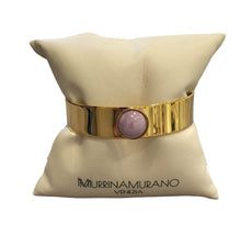 Carica l&#39;immagine nel visualizzatore di Gallery, Bracciale schiava RIGIDO MurrinaMurano Venezia SEASIDE SERENITY 1C ROSA
