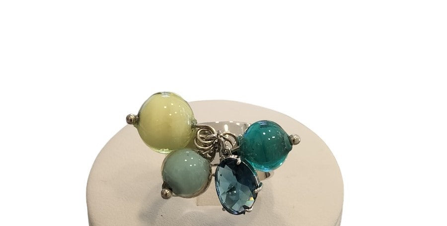 Anello MurrinaMurano Venezia COASTAL ZENITH VERDE