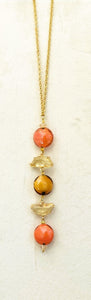 Collana pendente MurrinaMurano Venezia OCEAN ODISSEY ARANCIO
