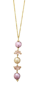 Collana pendente MurrinaMurano Venezia OCEAN ODISSEY ROSA