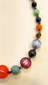 Collana GIROCOLLO MurrinaMurano Venezia GEA MULTICOLORE