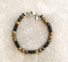 Carica l&#39;immagine nel visualizzatore di Gallery, Bracciale UOMO Antica Murrina Venezia TIGER NERO
