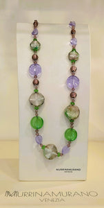 Collana LUNGA MurrinaMurano Venezia SUNSHINE DREAMS AMETISTA