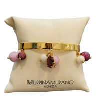 Carica l&#39;immagine nel visualizzatore di Gallery, Bracciale Rigido MurrinaMurano Venezia COASTAL ZENITH ROSA
