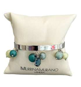 Bracciale Rigido MurrinaMurano Venezia COASTAL ZENITH VERDE