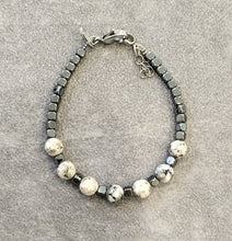 Carica l&#39;immagine nel visualizzatore di Gallery, Bracciale UOMO Antica Murrina Venezia THOR BIANCO/NERO
