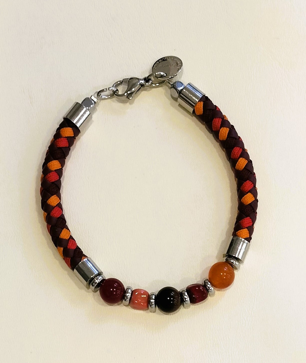 Bracciale UOMO MurrinaMurano Venezia SHIRAZ ROSSO
