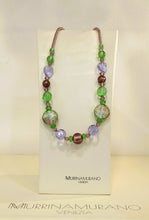 Carica l&#39;immagine nel visualizzatore di Gallery, Collana GIROCOLLO MurrinaMurano Venezia SUNSHINE DREAMS AMETISTA
