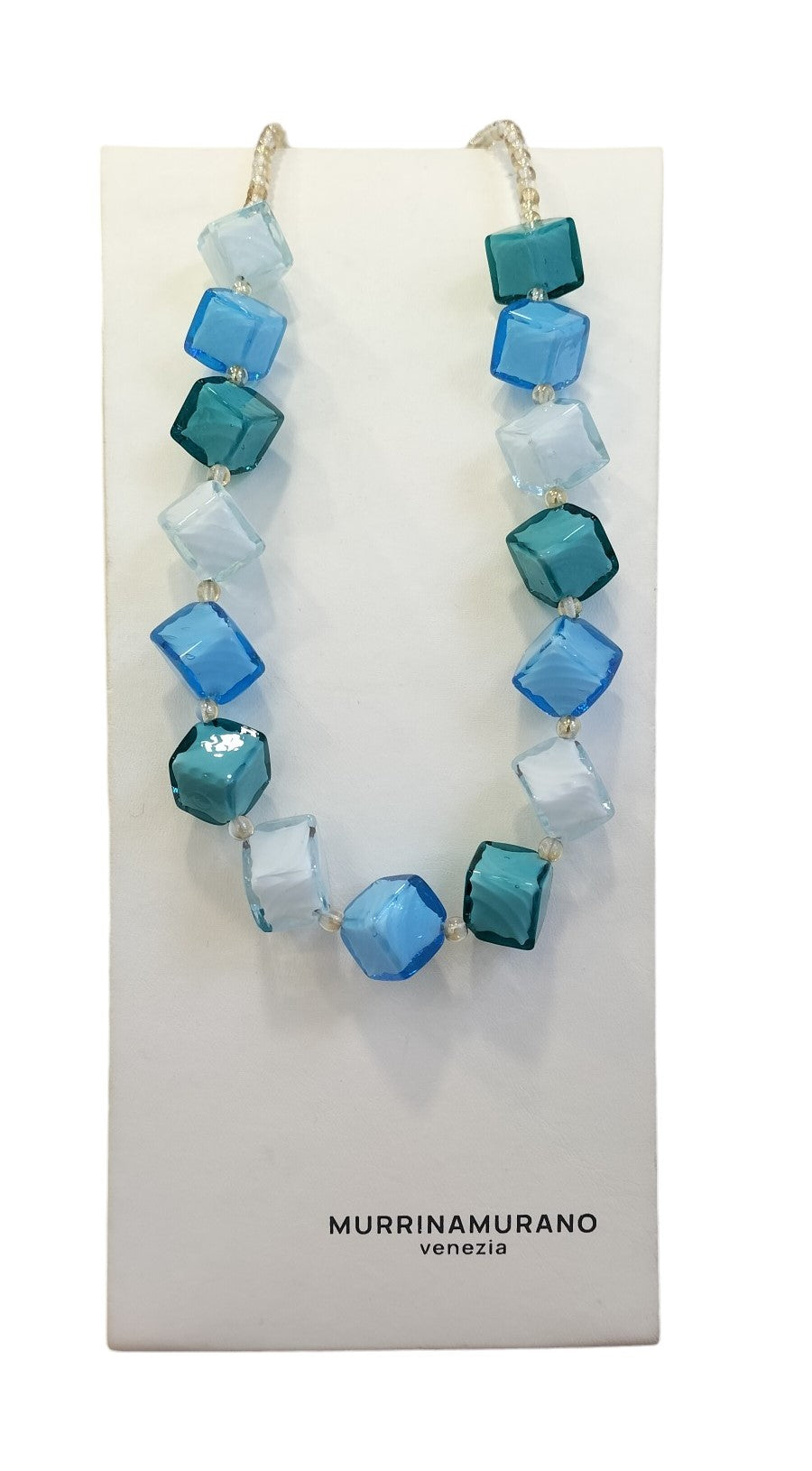 Collana GIROCOLLO MurrinaMurano Venezia LAGOON ELEGANCE ACQUA