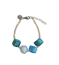 Carica l&#39;immagine nel visualizzatore di Gallery, Bracciale MurrinaMurano Venezia LAGOON ELEGANCE ACQUA
