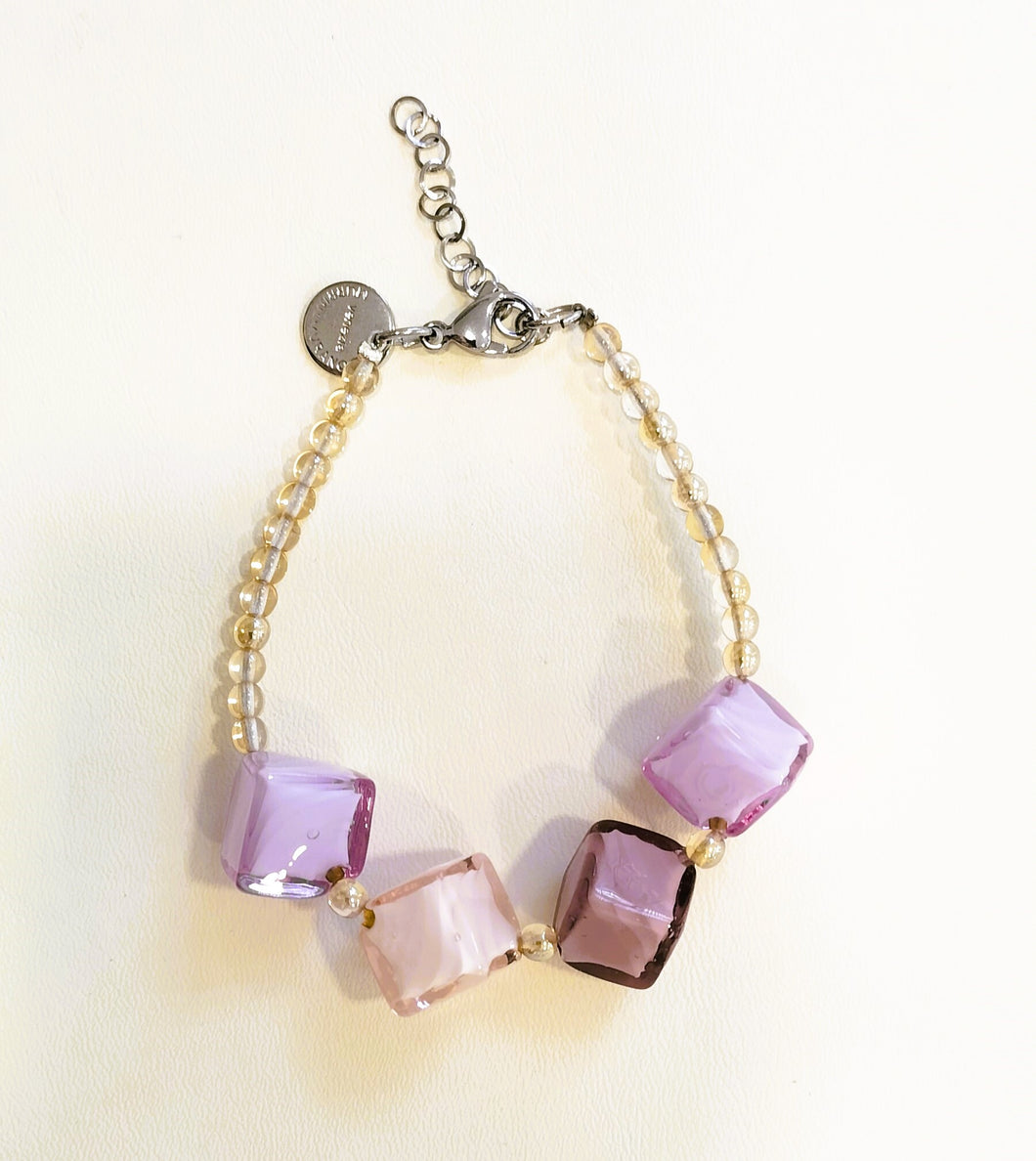 Bracciale MurrinaMurano Venezia LAGOON ELEGANCE AMETISTA