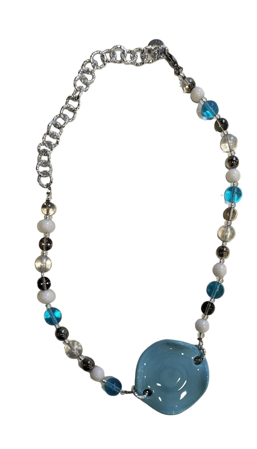 Collana Antica Murrina Venezia LULU' GIROCOLLO AZZURRA