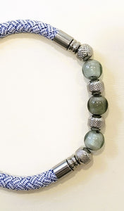 Bracciale UOMO MurrinaMurano Venezia MALBEC GRIGIO