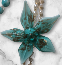 Carica l&#39;immagine nel visualizzatore di Gallery, Collana Antica Murrina Venezia TRAVIATA AZZURRA

