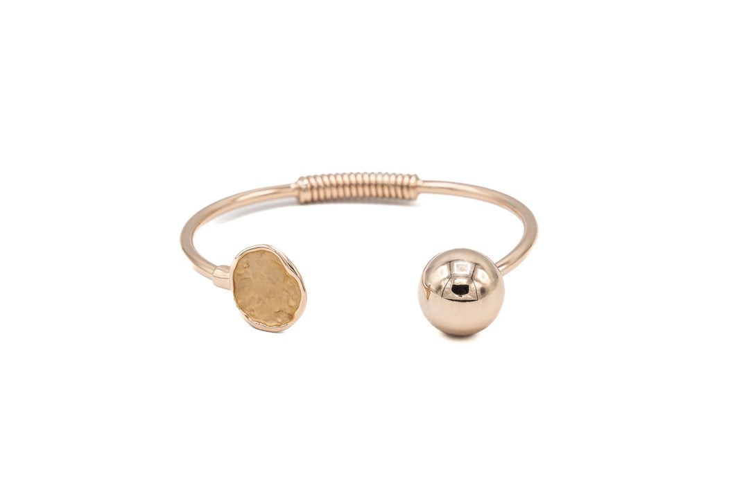 KLK GIOIELLI - BRACCIALE PIATTINO PALLINO