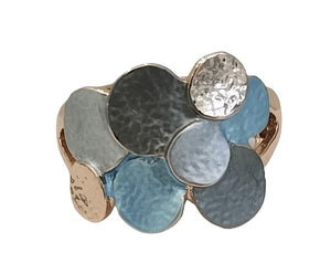 KLK GIOIELLI - ANELLO MULTI TONDINI