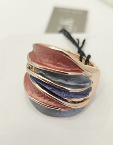 KLK GIOIELLI - ANELLO FASCIA ONDULATA