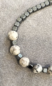 Bracciale UOMO Antica Murrina Venezia THOR BIANCO/NERO