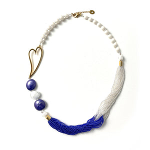 Collana Antica Murrina Venezia TOSCA BLU