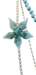 Collana Antica Murrina Venezia TRAVIATA AZZURRA